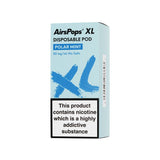 Polar Mint AirsPops XL Prefilled Disposable Pod 10ml - 5% | Airscream AirsPops | Shop Buy Online | Cape Town, Joburg, Durban, South Africa