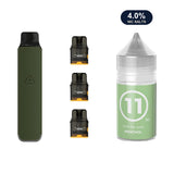 Ranger Green AirsPops Pro LITE device, three refillable pods and 313 #11 Menthol e-liquid