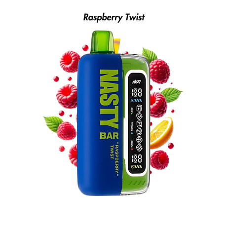 Raspberry Twist Nasty Bar XL 20000 Disposable Vape - 5% | NASTY | Shop Buy Online | Cape Town, Joburg, Durban, South Africa