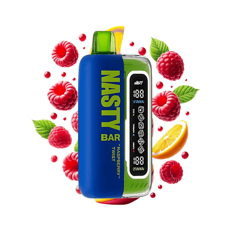 Raspberry Twist Nasty Bar XL 20k Disposable Vape - 5% | NASTY | Shop Buy Online | Cape Town, Joburg, Durban, South Africa