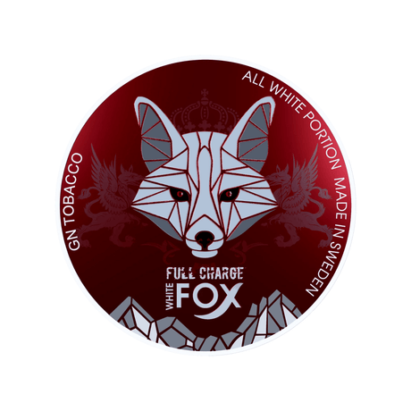 Red Full Charge White Fox Nicotine Pouches 12mg | White Fox | Shop Buy Online | Cape Town, Joburg, Durban, South Africa