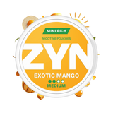 Rich Exotic Mango ZYN Mini Medium Nicotine Pouches - 3mg | ZYN | Shop Buy Online | Cape Town, Joburg, Durban, South Africa