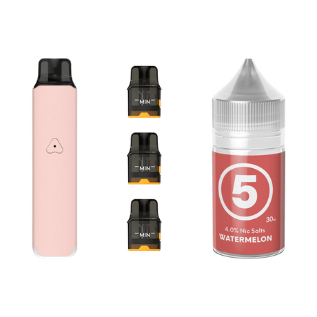 Rosy Pink #5 Ice Watermelon Airscream Pro LITE Device, Refillable Pods and E - Liquid Bundle | Airscream AirsPops | Shop Buy Online | Cape Town, Joburg, Durban, South Africa