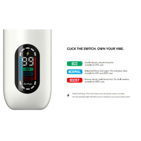 Ruby Red AirsPops ORKA Device Starter Kit | Airscream AirsPops | Shop Buy Online | Cape Town, Joburg, Durban, South Africa
