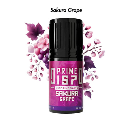 Sakura Grape Dispo Prime Salts E - Liquid 30ml - 5.0% | Prime | Shop Buy Online | Cape Town, Joburg, Durban, South Africa