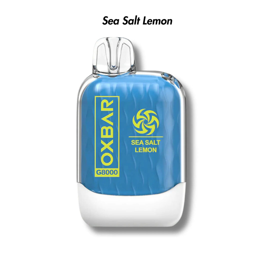 Sea Salt Lemon Oxbar G8000 Disposable Vape | Oxbar | Shop Buy Online | Cape Town, Joburg, Durban, South Africa