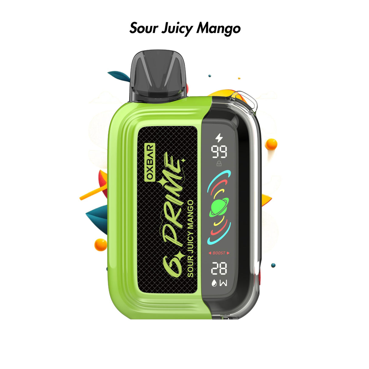 Sour Juicy Mango Oxbar G Prime 25000 Disposable Vape - 5% | Oxbar | Shop Buy Online | Cape Town, Joburg, Durban, South Africa