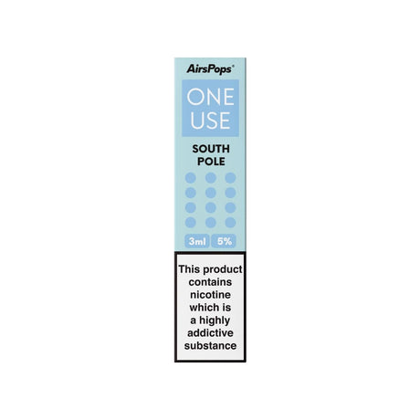 South Pole Airscream AirsPops ONE USE 3ml Disposable Vape - 5% | Airscream AirsPops | Shop Buy Online | Cape Town, Joburg, Durban, South Africa