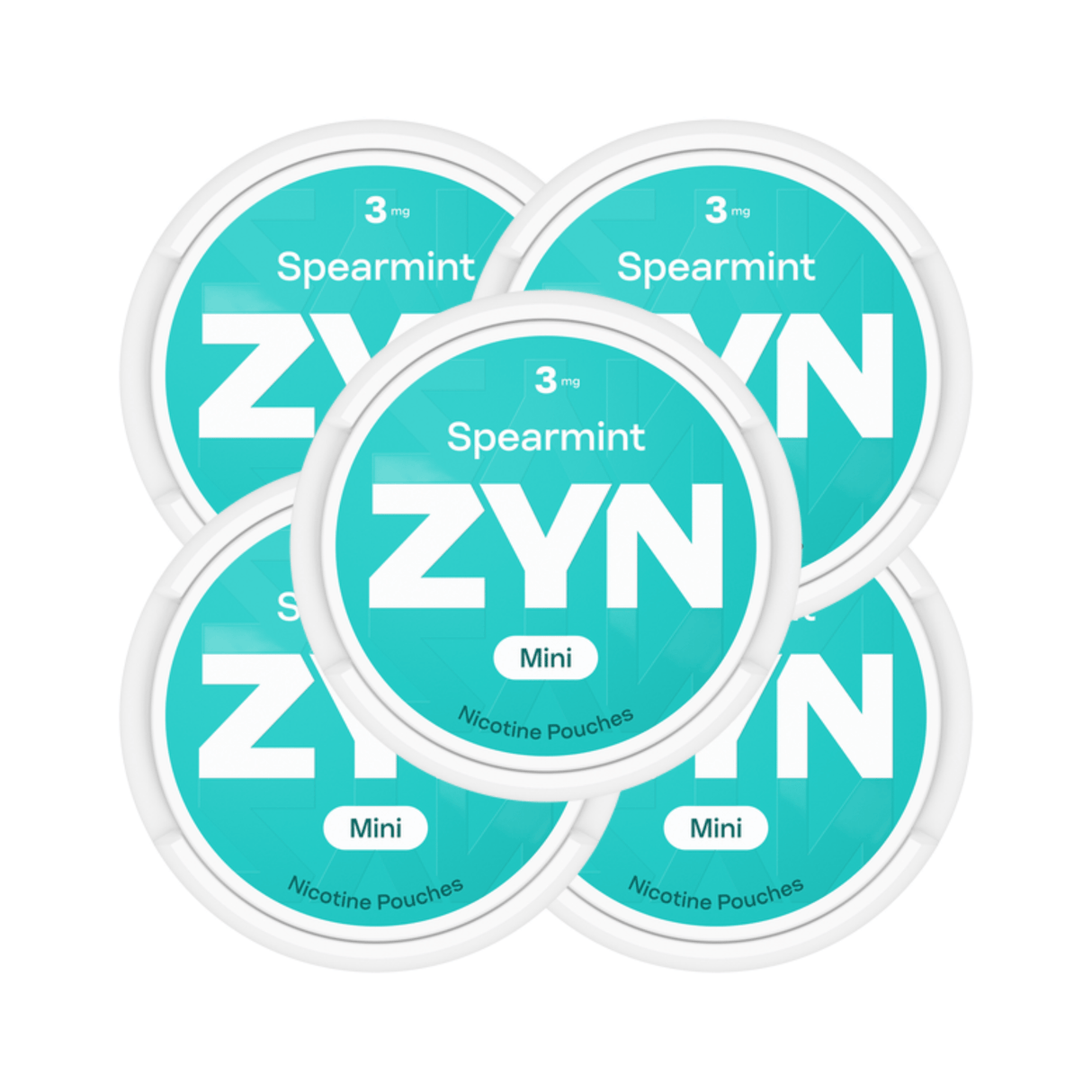 Spearmint 🆕 5 - Pack ZYN Mini Medium Nicotine Pouches - 3mg | ZYN | Shop Buy Online | Cape Town, Joburg, Durban, South Africa