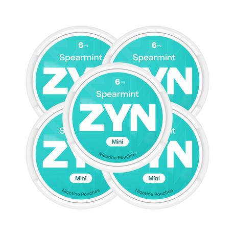 Spearmint 5 - Pack ZYN Mini Strong Nicotine Pouches - 6mg | ZYN | Shop Buy Online | Cape Town, Joburg, Durban, South Africa