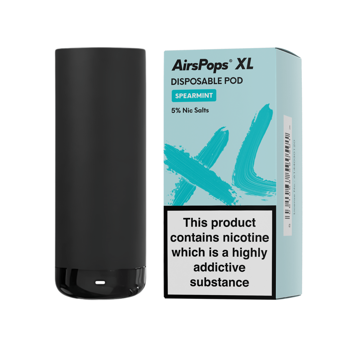 Spearmint AirsPops XL Device & Prefilled Disposable Pod Bundle | Airscream AirsPops | Shop Buy Online | Cape Town, Joburg, Durban, South Africa