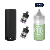 AirsPops XL refill bundle: Stealth Black device, two refillable pods and 313 Menthol 1.9% e-liquid