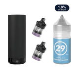 AirsPops XL refill bundle: Stealth Black device, two refillable pods and 313 Blueberry Sangria 1.9% e-liquid