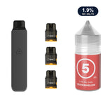 AirsPops Pro LITE bundle: Steel Grey device, refillable pods and 313 Ice Watermelon 1.9% e-liquid