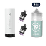 Storm Grey AirsPops XL device, two refillable pods and 313 #19 Polar Mint e-liquid