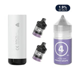 AirsPops XL refill bundle: Storm Grey device, two refillable pods and 313 Freezy Grape 1.9% e-liquid