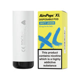 Storm Grey AirsPops XL device with Zesty Lemon prefilled pod box