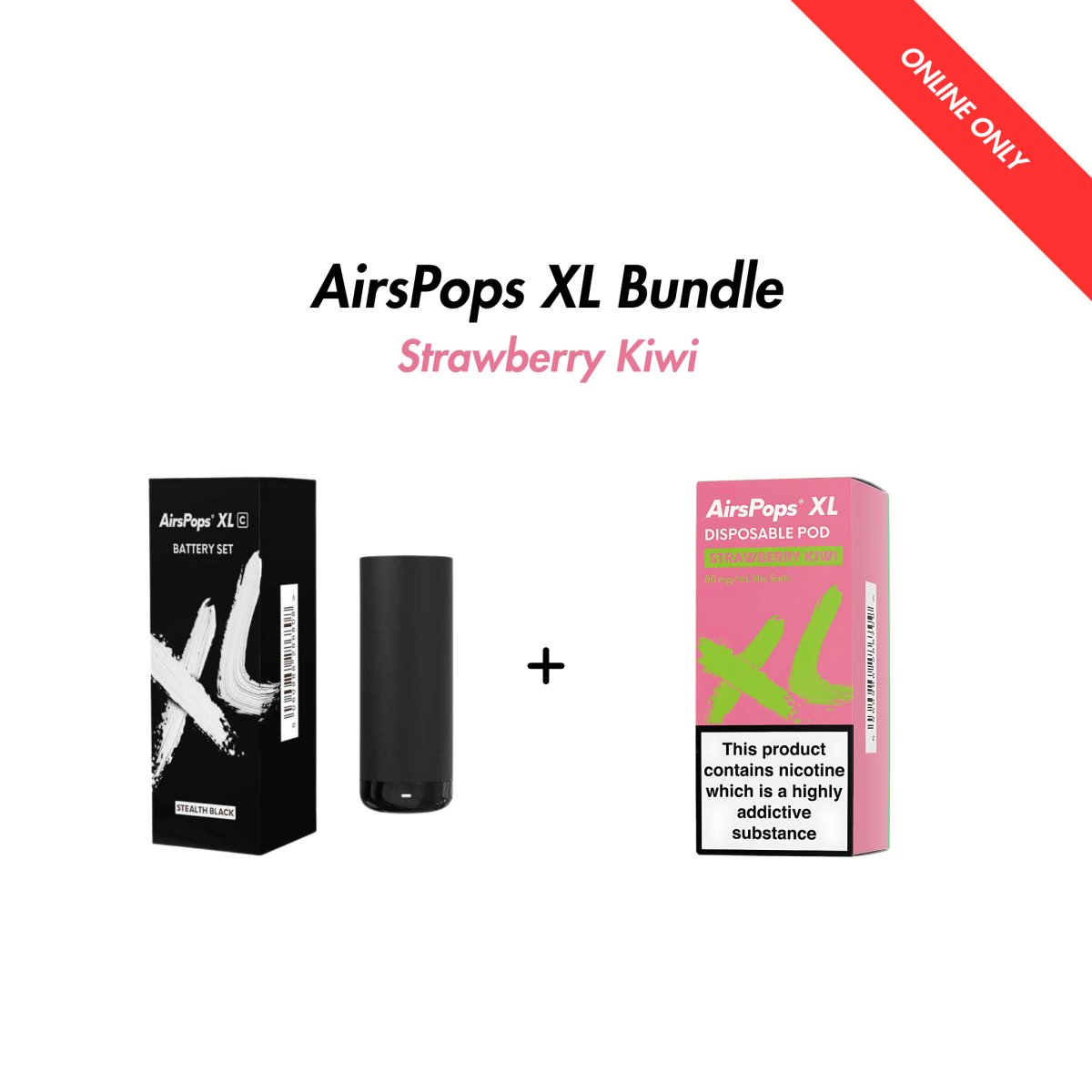 Strawberry Kiwi AirsPops XL Bundle | Airscream AirsPops | Shop Buy Online | Cape Town, Joburg, Durban, South Africa