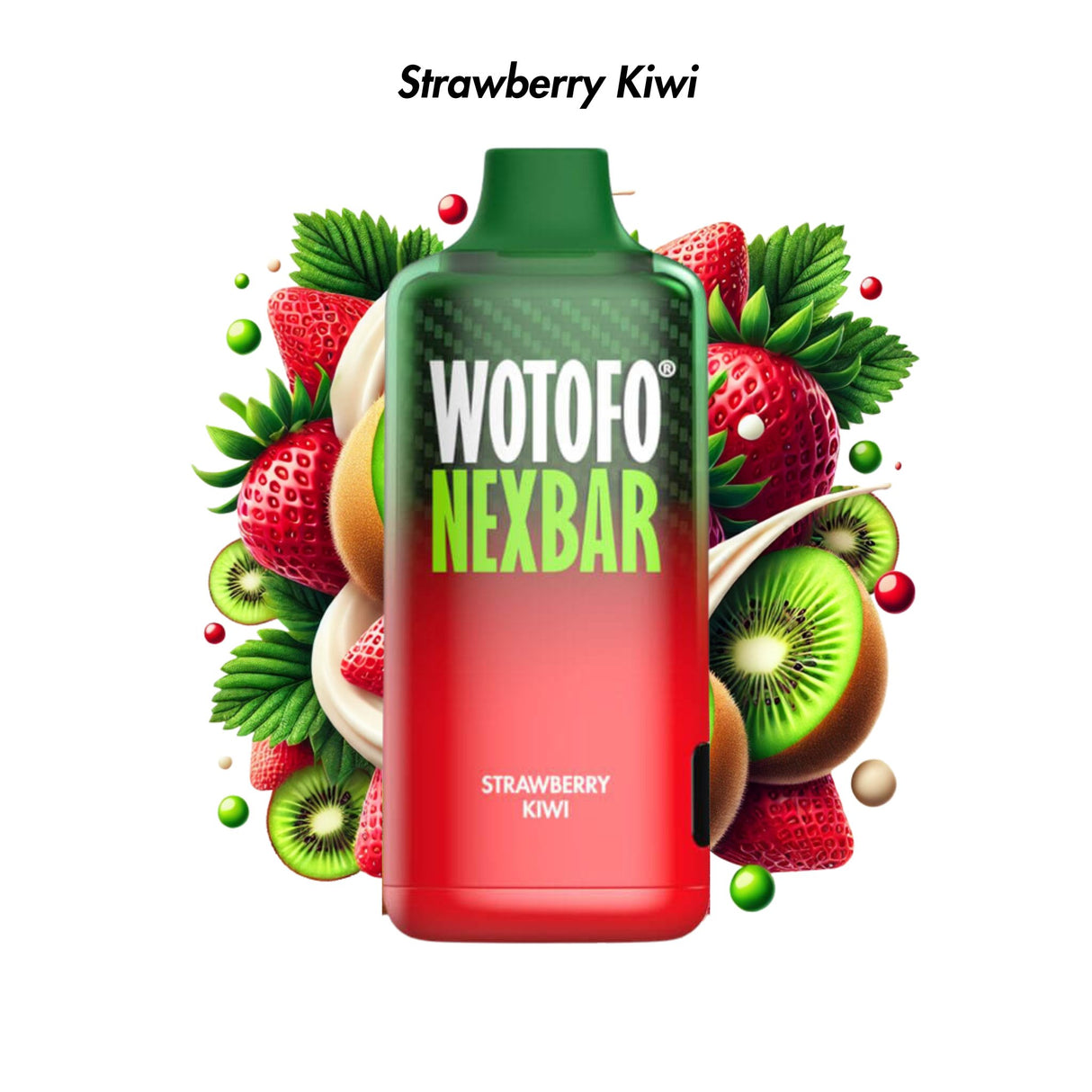 Strawberry Kiwi Wotofo nexBar 10000 Disposable Vape - 5% | Wotofo | Shop Buy Online | Cape Town, Joburg, Durban, South Africa