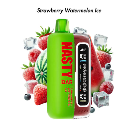 Strawberry Watermelon Ice Nasty Bar XL 20000 Disposable Vape - 5% | NASTY | Shop Buy Online | Cape Town, Joburg, Durban, South Africa