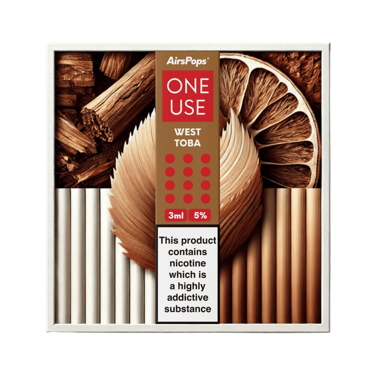 Virginia Toba | Airscream AirsPops ONE USE 3ml 3.6%