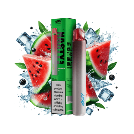 Watermelon Ice Nasty Bar DX2 600 Disposable Vape - 2% | NASTY | Shop Buy Online | Cape Town, Joburg, Durban, South Africa