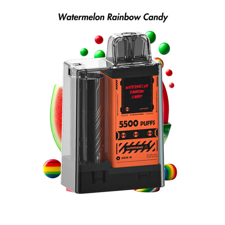 Watermelon Rainbow Candy Vapengin 5500 Puffs Disposable Vape - 5% | Vapengin | Shop Buy Online | Cape Town, Joburg, Durban, South Africa