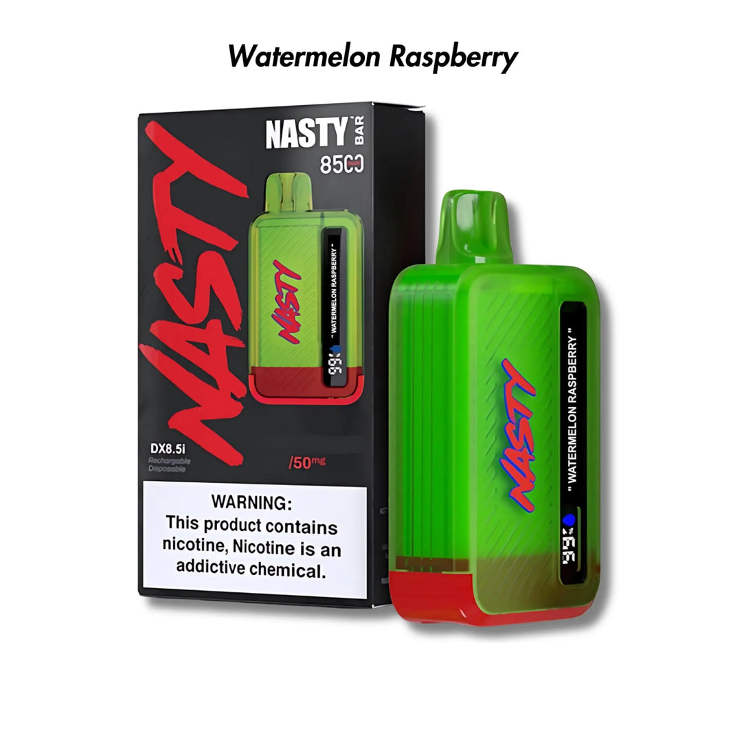 Watermelon Raspberry Nasty Bar 8500/9000 Disposable Vape - 5% | NASTY | Shop Buy Online | Cape Town, Joburg, Durban, South Africa