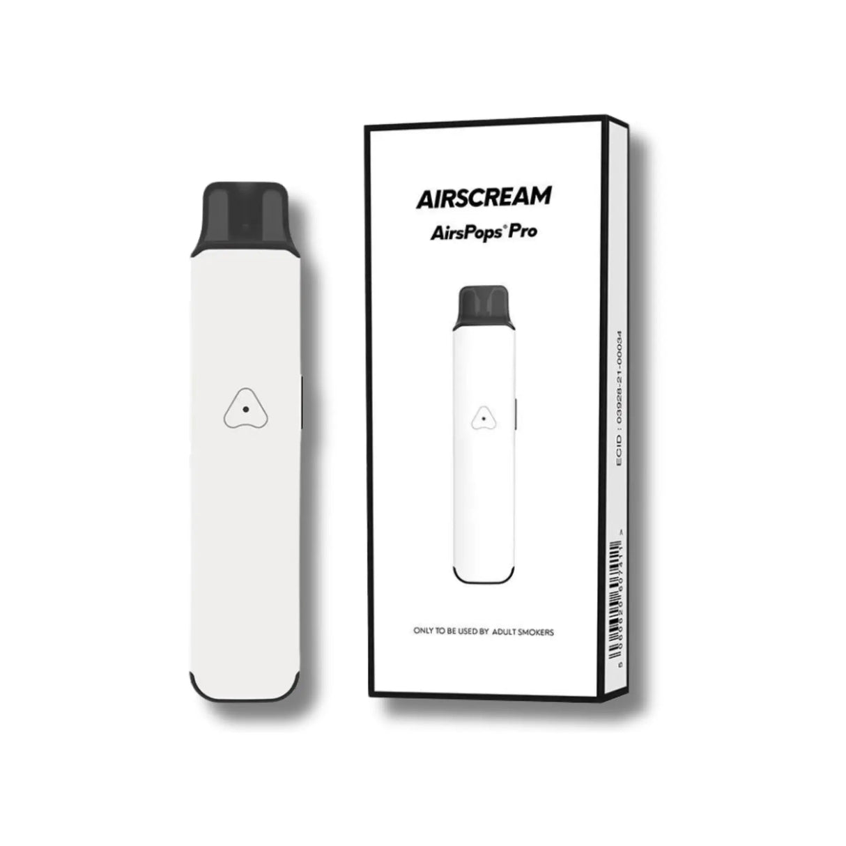 White AirsPops Airscream Pro Device Starter Kit | Airscream AirsPops | Shop Buy Online | Cape Town, Joburg, Durban, South Africa