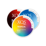 XQS Nicotine Pouches — Black Cherry, Cool Ice and Tropical cans | XQS | Shop Buy Online | Cape Town, Joburg, Durban, South Africa