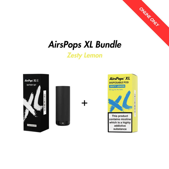 Zesty Lemon AirsPops XL Bundle | Airscream AirsPops | Shop Buy Online | Cape Town, Joburg, Durban, South Africa