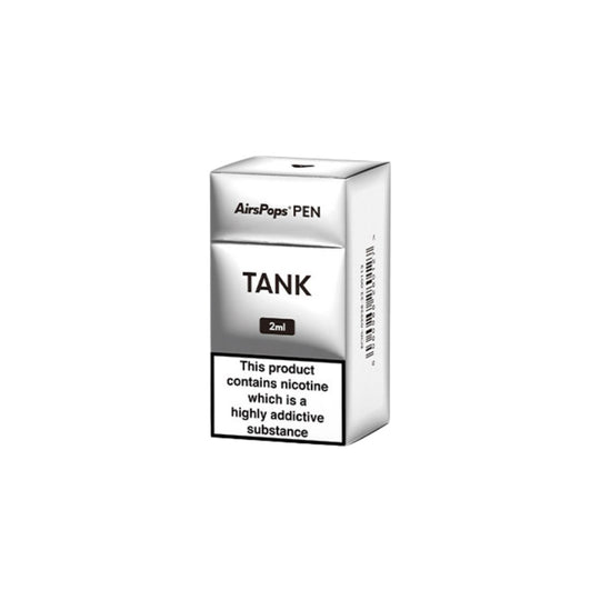 2ml AirsPops Pen Refillable Tank Pod | Airscream AirsPops | Shop Buy Online | Cape Town, Joburg, Durban, South Africa