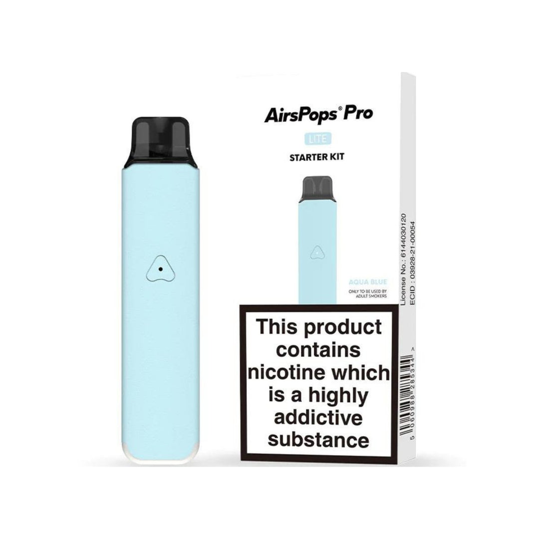 Aqua Blue Airscream Pro LITE Device Starter Kit | Airscream AirsPops | Shop Buy Online | Cape Town, Joburg, Durban, South Africa