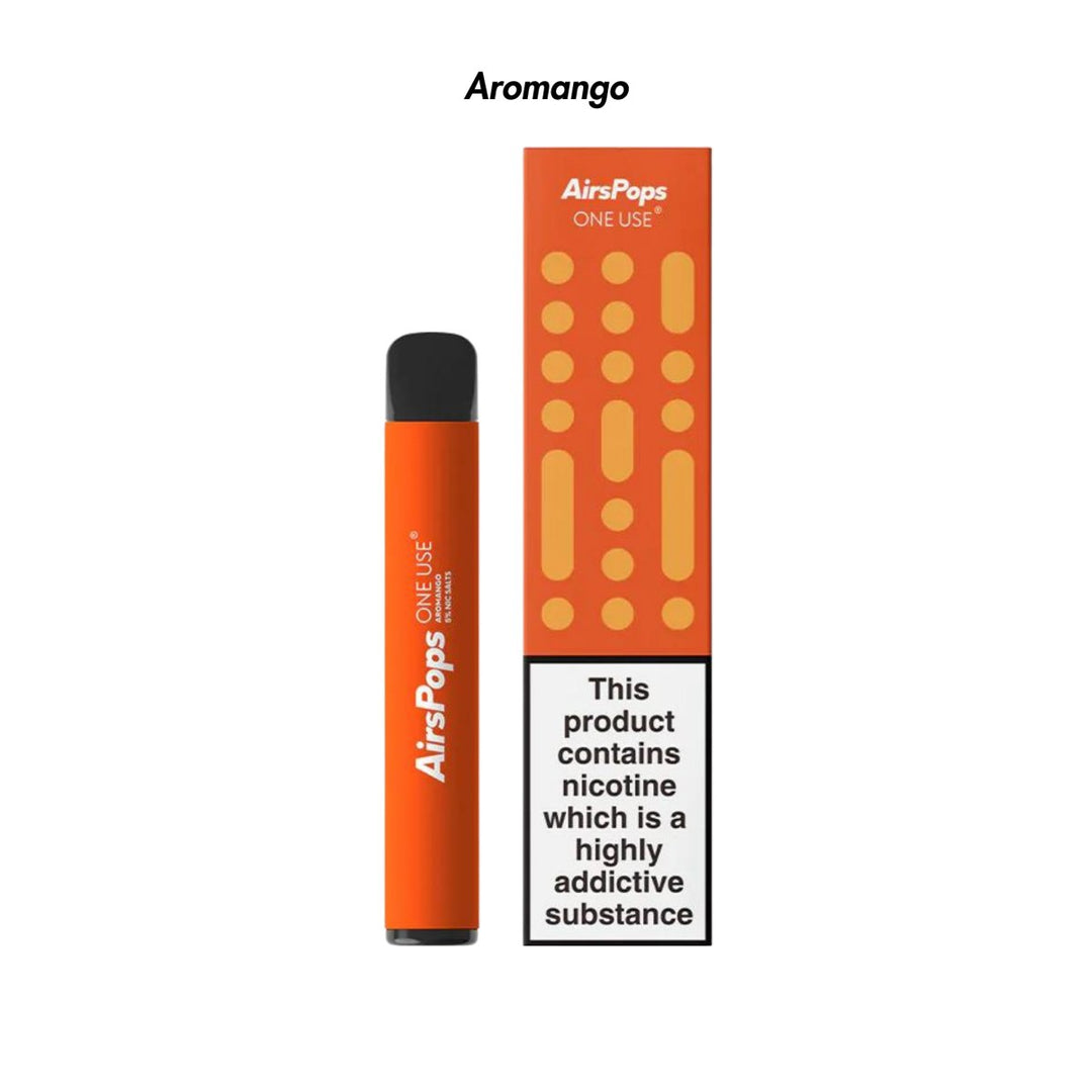 Aromango AirsPops ONE USE 3ml Disposable from The Smoke Organic Store with Fast Delivery in South Africa
