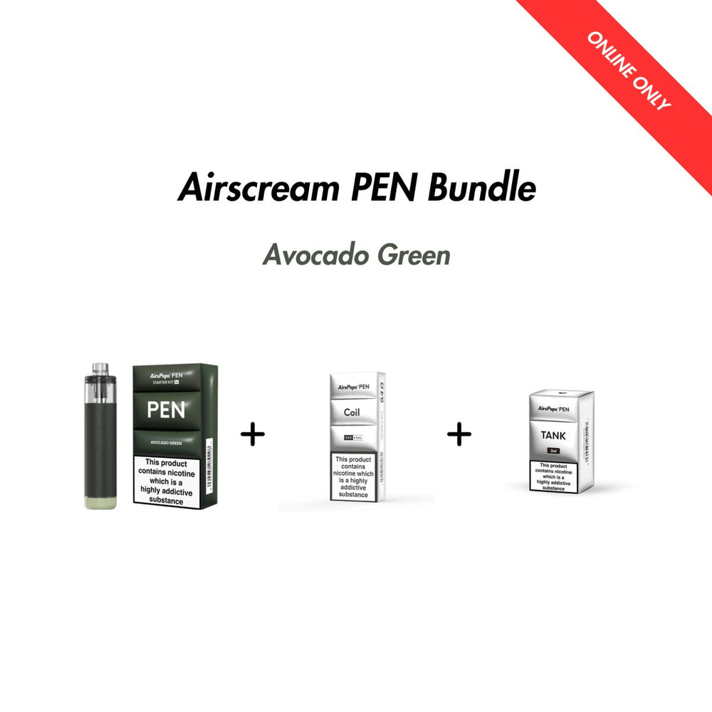 Avocado Green 0.4 Ohm Airscream PEN Bundle | Airscream AirsPops | Shop Buy Online | Cape Town, Joburg, Durban, South Africa