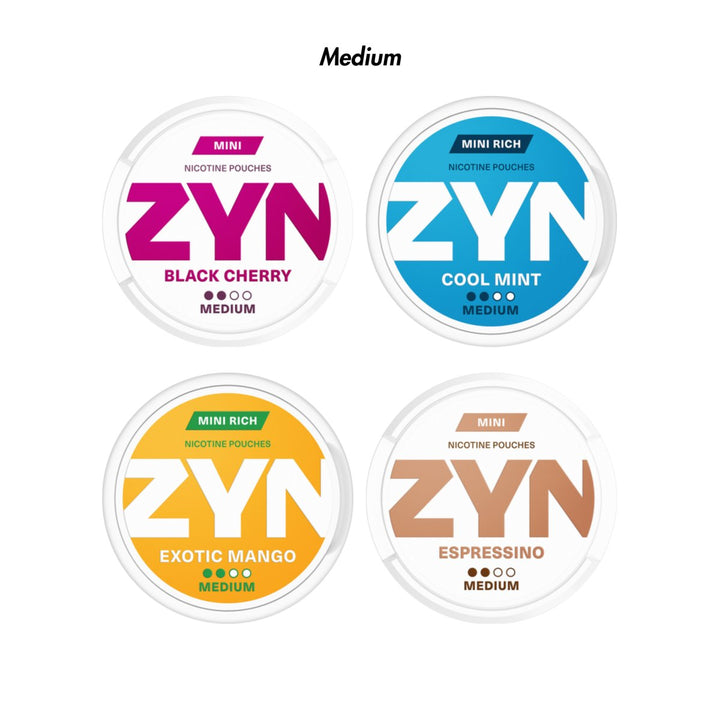 ZYN Mini Nicotine Pouches Medium | Express Delivery