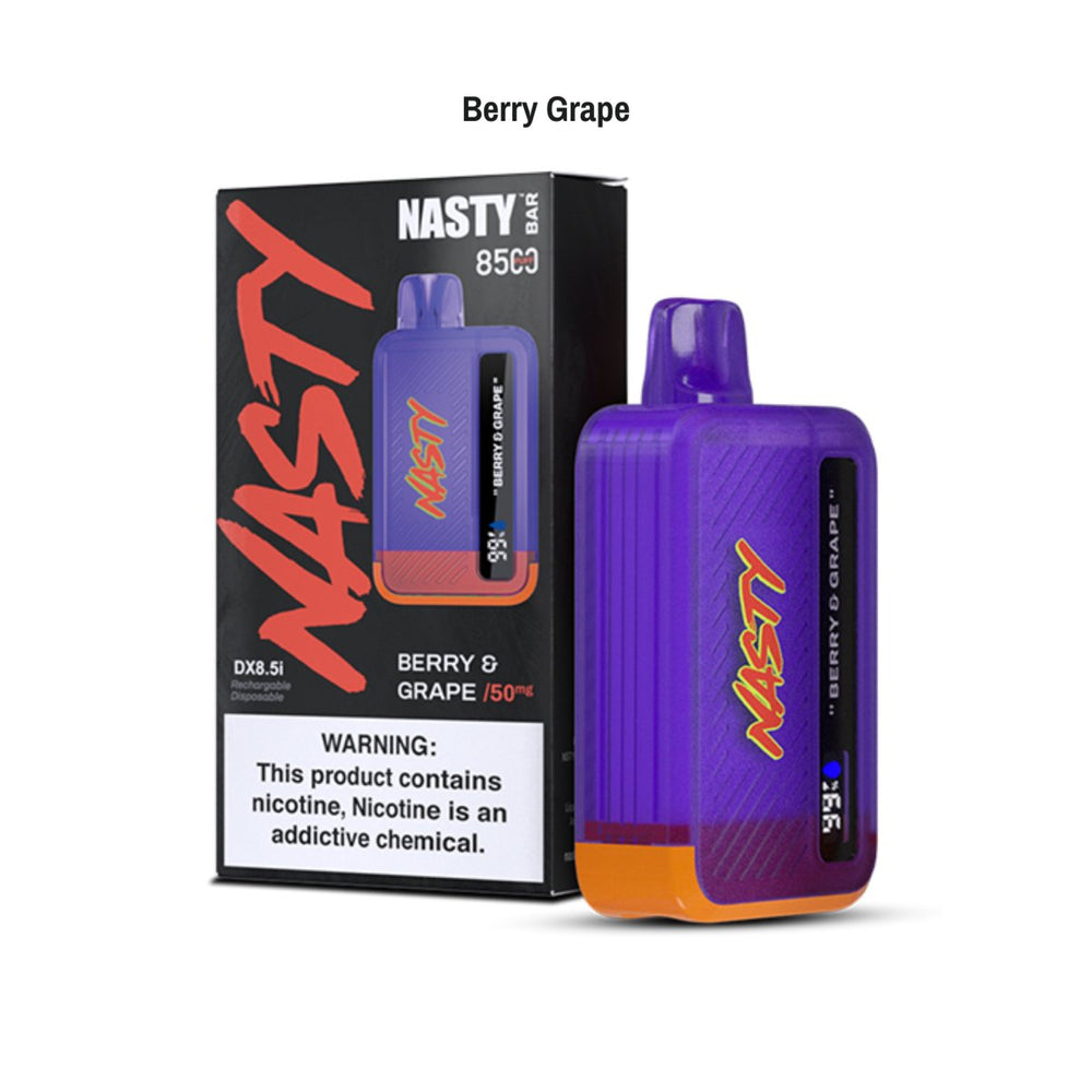 Berry Grape Nasty Bar 8500 Disposable Vape - 5% | NASTY | Shop Buy Online | Cape Town, Joburg, Durban, South Africa