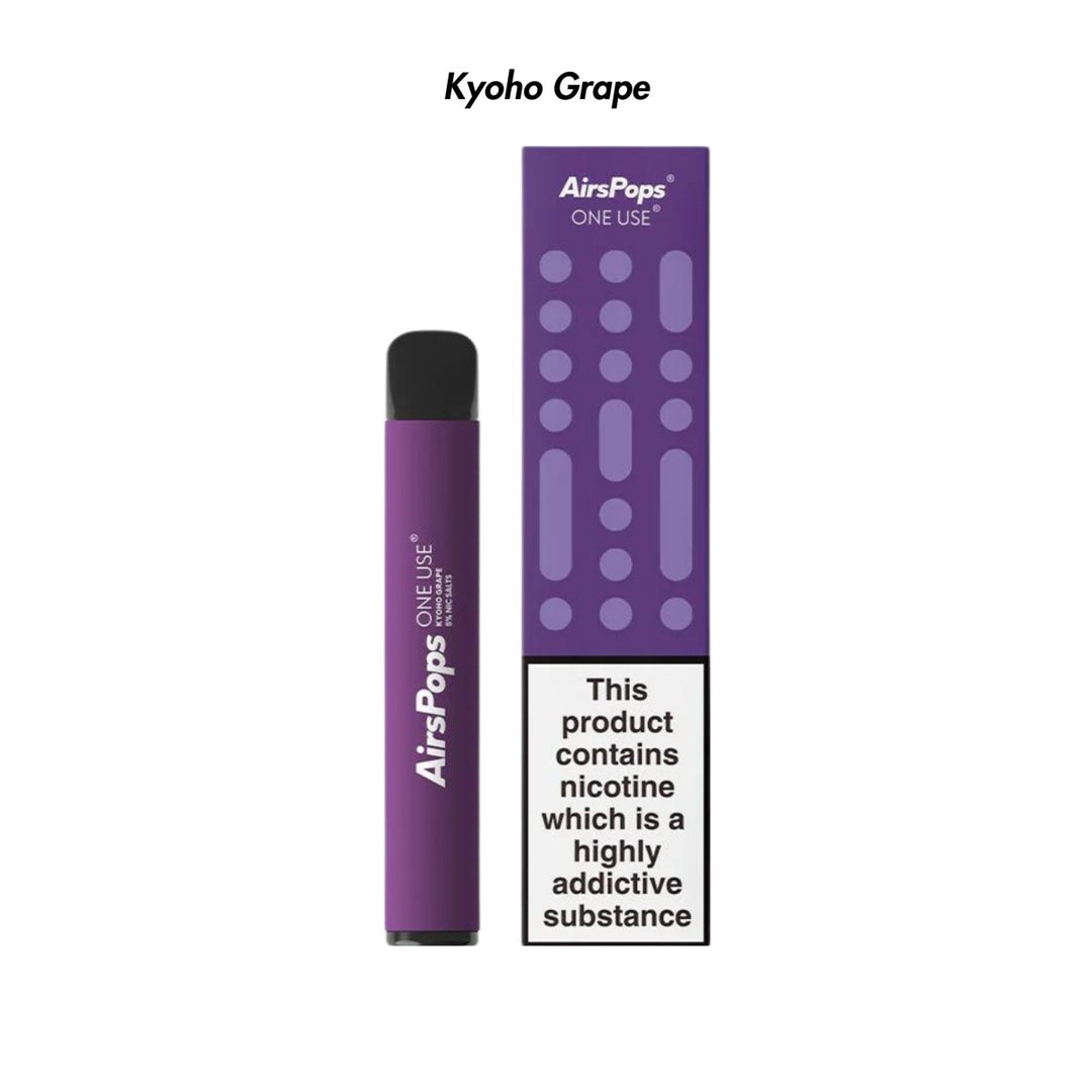 Kyoho Grape AirsPops ONE USE 3ml Disposable from The Smoke Organic Store with Fast Delivery in South Africa