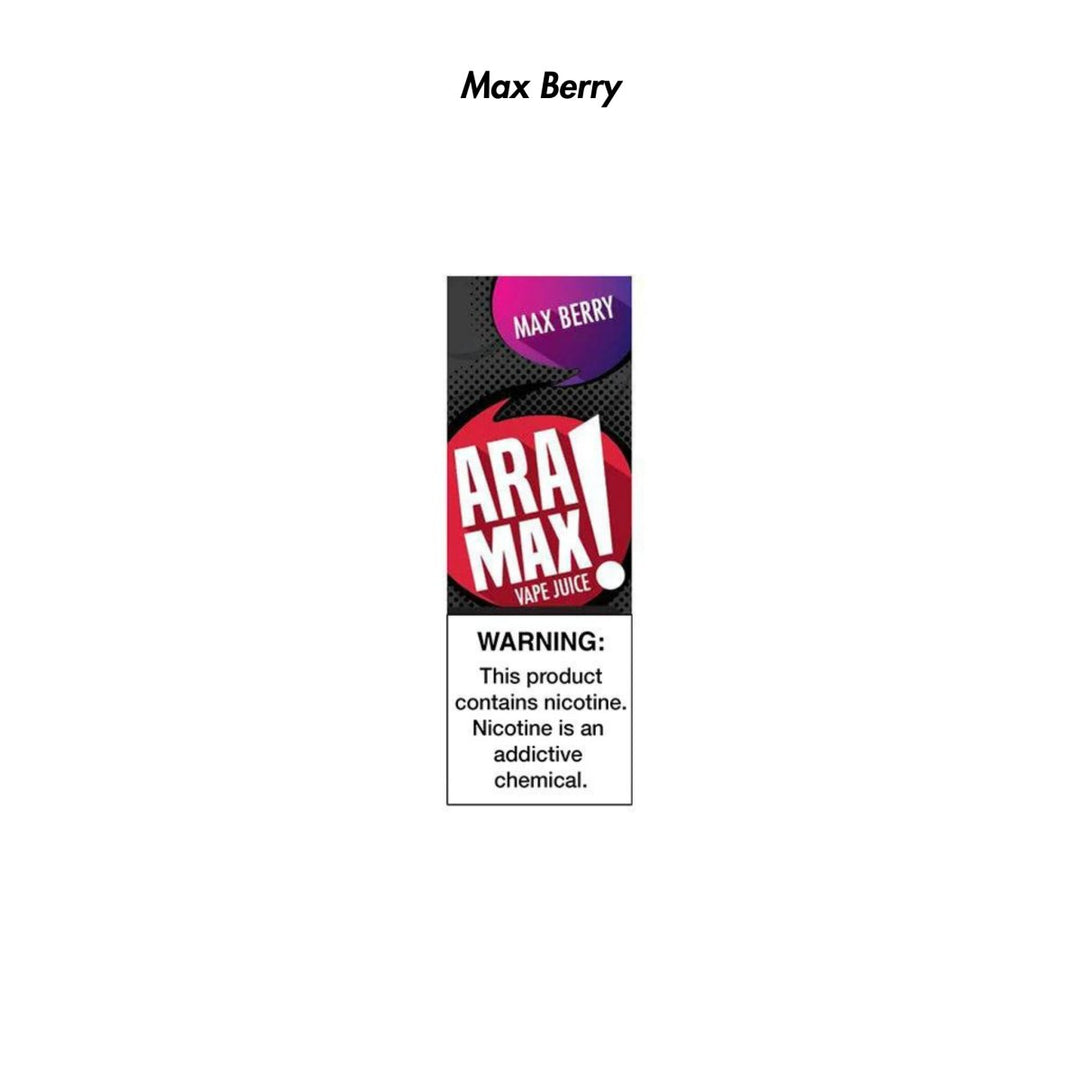 Max Berry ARAMAX E-Liquid 60ml - 0.0% | ARAMAX | Shop Buy Online | Cape Town, Joburg, Durban, South Africa