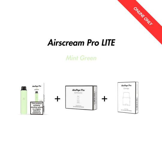 Mint Green Airscream Pro LITE Bundle | Airscream AirsPops | Shop Buy Online | Cape Town, Joburg, Durban, South Africa