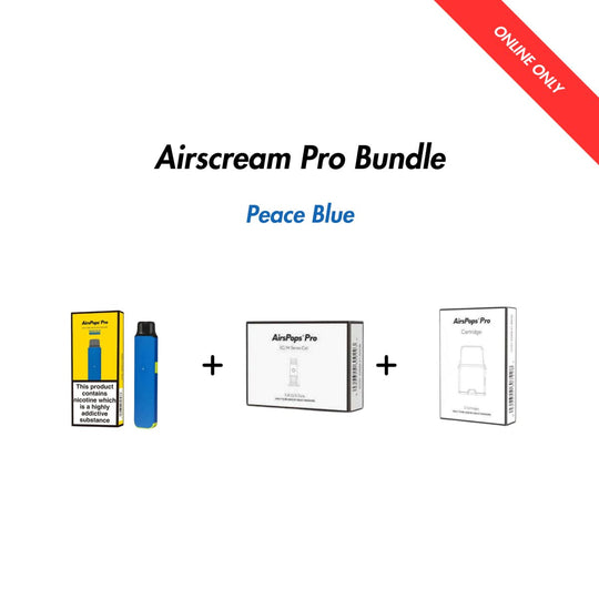 Peace Blue Airscream Pro Bundle | Airscream AirsPops | Shop Buy Online | Cape Town, Joburg, Durban, South Africa