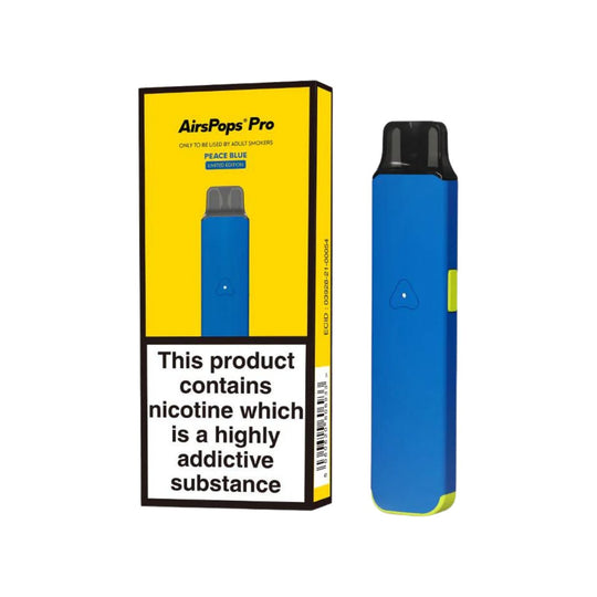 Peace Blue AirsPops Airscream Pro Device Starter Kit | Airscream AirsPops | Shop Buy Online | Cape Town, Joburg, Durban, South Africa