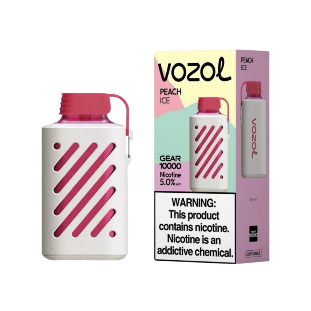 Peach Ice Vozol Gear 10000 Puff Disposable - 5% | Vozol | Shop Buy Online | Cape Town, Joburg, Durban, South Africa