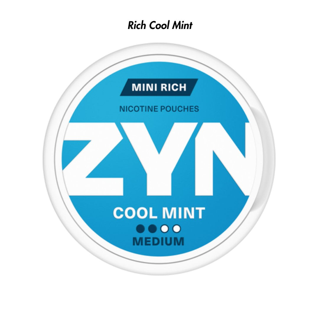 Rich Cool Mint ZYN Mini Nicotine Pouches - Medium | ZYN | Shop Buy Online | Cape Town, Joburg, Durban, South Africa