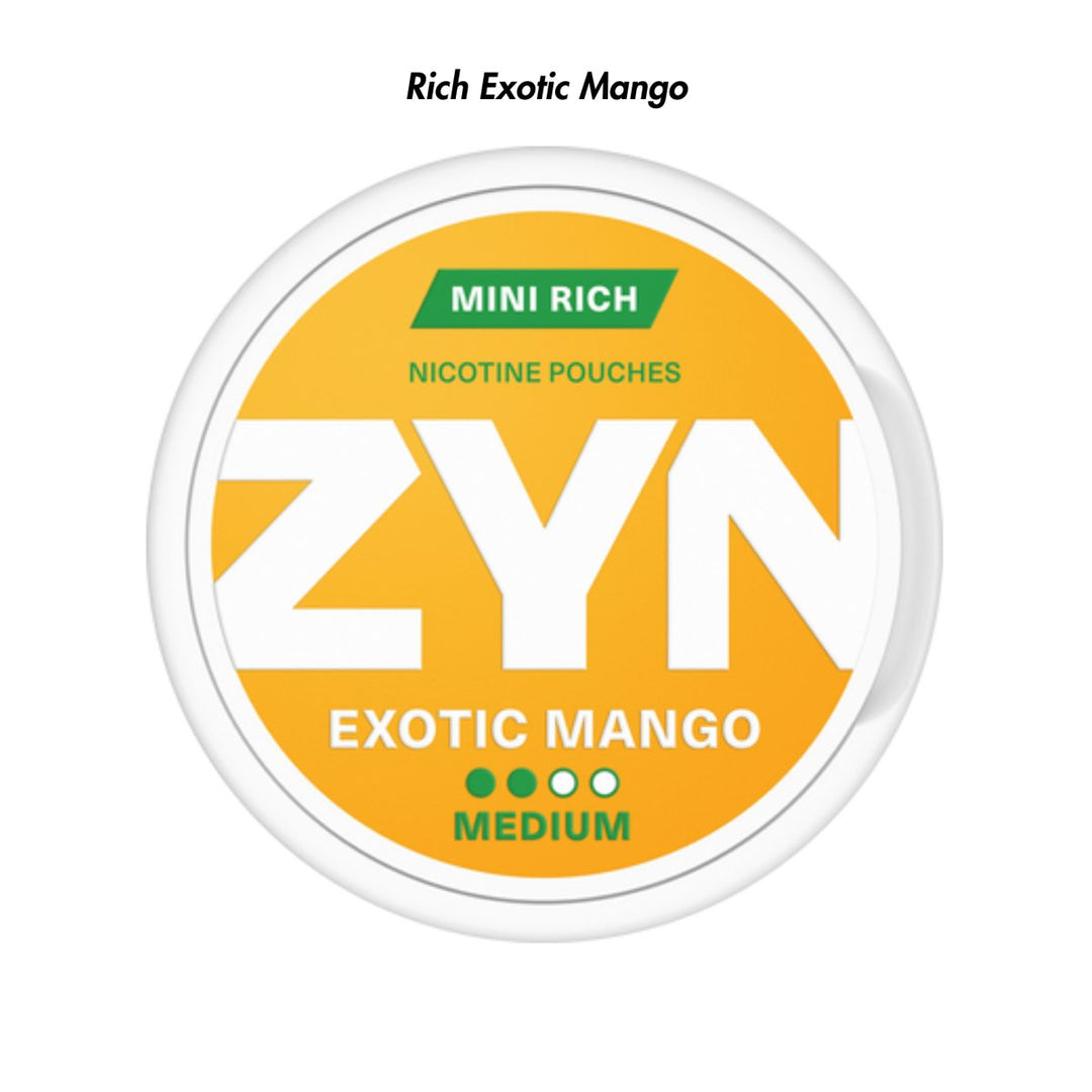 Rich Exotic Mango ZYN Mini Nicotine Pouches - Medium | ZYN | Shop Buy Online | Cape Town, Joburg, Durban, South Africa