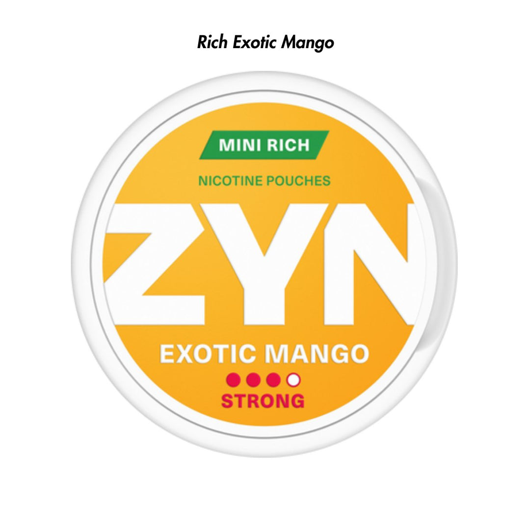 Rich Exotic Mango ZYN Mini Nicotine Pouches - Strong | ZYN | Shop Buy Online | Cape Town, Joburg, Durban, South Africa