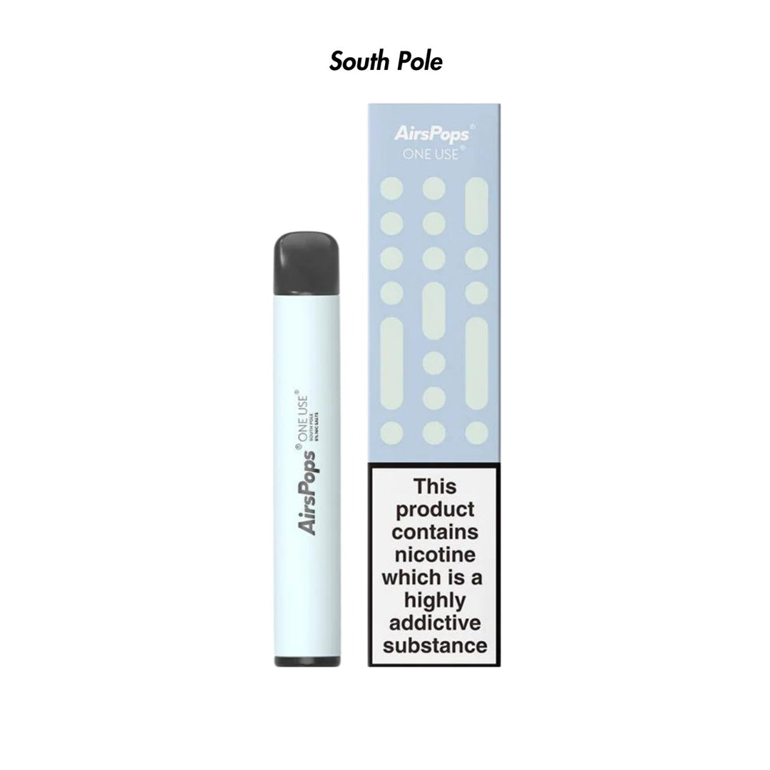 South Pole AirsPops ONE USE 3ml Disposable from The Smoke Organic Store with Fast Delivery in South Africa